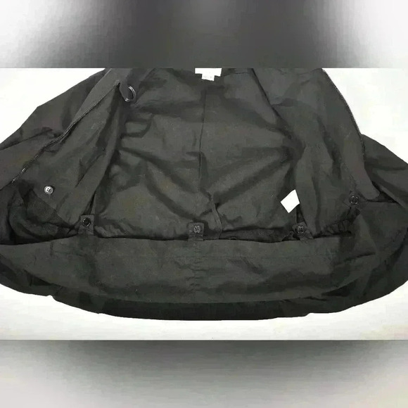 RUNWAY HELMUT LANG FW2000 Black Cotton Poplin Moto Tech Jacket Bomber XSMALL USA - Picture 7 of 11